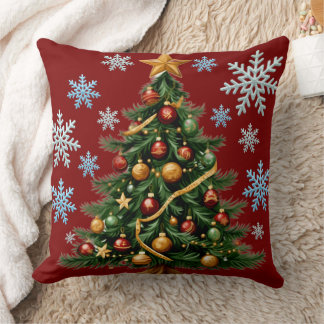Almofada Christmas Tree Throw Pillow