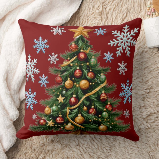 Almofada Christmas Tree Throw Pillow (Cobertor)