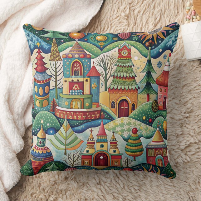 Almofada Christmas World  designer cushion (Cobertor)
