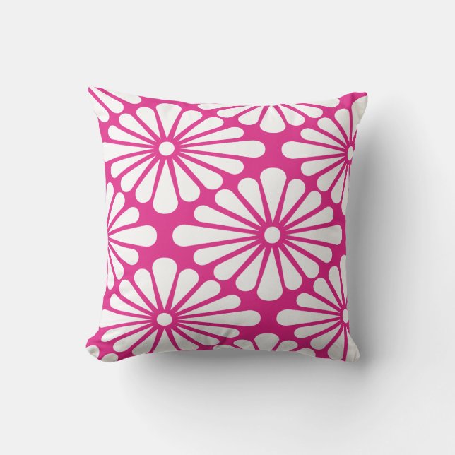 Almofada Chrysanthemum [pink] - Japanese Pattern (Frente)