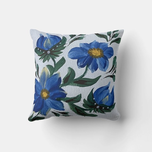 Almofada Chuva Azul (Verso)
