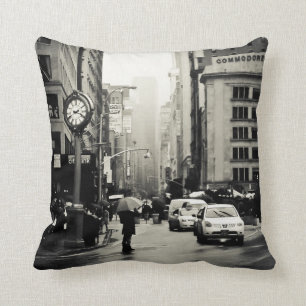Almofada Chuva na Nova Iorque - estilo do vintage