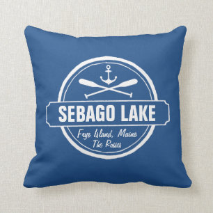 ALMOFADA CIDADE PERSONALIZADA MAINE E NOME DO LAGO DE