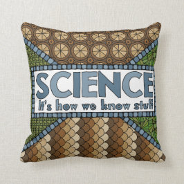 Almofada Ciência - um travesseiro decorativo para