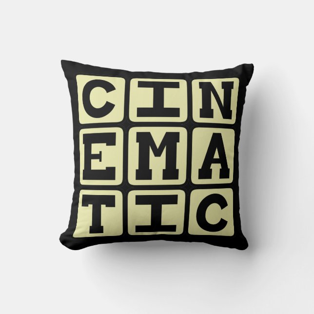 Almofada Cinematográfico, Como Um Filme (Frente)