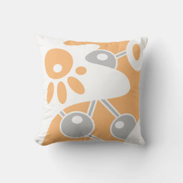 Almofada Cinza de Pêssego - Portão Branca 1