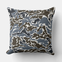 Almofada Cinza e Travesseiro decorativo Brown Camo