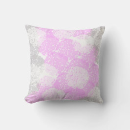 Almofada Cinza rosa-abstrato