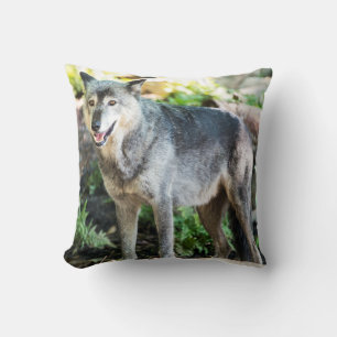 Almofada Cinza Wolf em pé sozinho