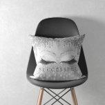Almofada Cinzas De Cinza De Prata Gliter Sucessivamente<br><div class="desc">florenceKdesign</div>