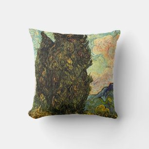 Almofada Ciprestes por Vincent van Gogh