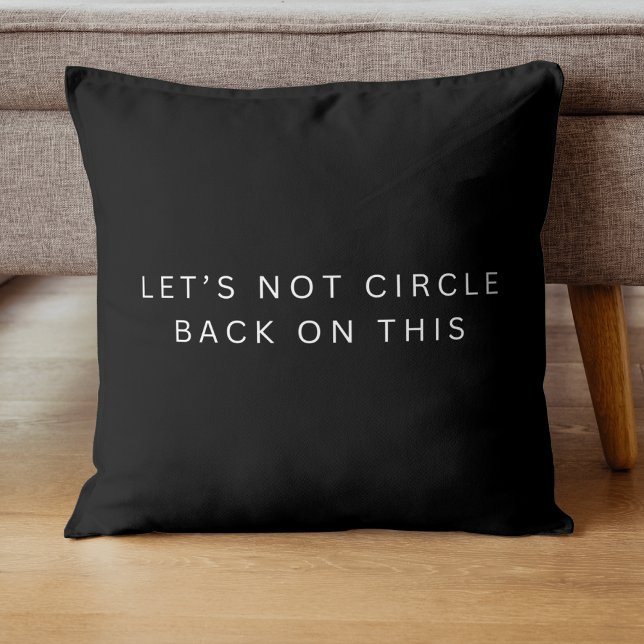 Almofada Círculo Moderno Simples Voltado Neste Travesseiro (Criador carregado)