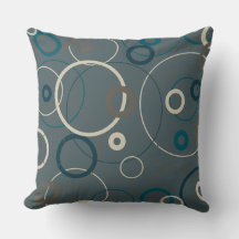 Círculos de Cinza e Azul de Peacock