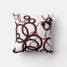 Círculos Pretos e Cinzas Vermelhos