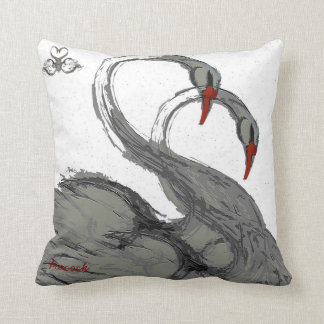 Almofada cisnes
