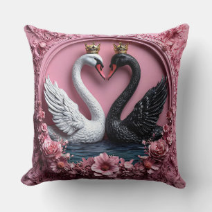Almofada Cisnes de casamento presente moderno para casa