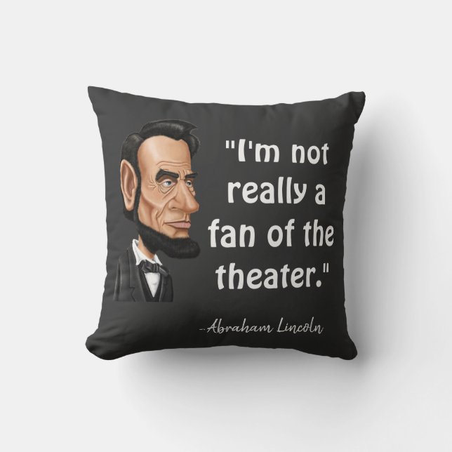 Almofada Citação de Abraham Lincoln (Frente)