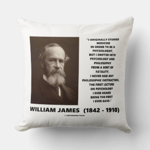 Almofada Citação de Medicina Psicologia Filosofia William J