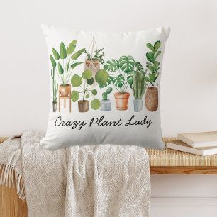 Almofada Citação de Planta de Aquarela de Planta de Casa
