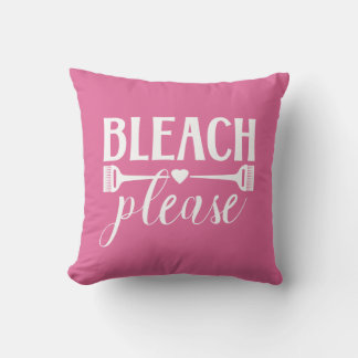 Almofada Citação de Salão de Cabeleireiro Estilista 'Bleach