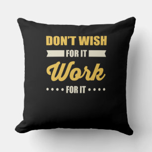 Almofada Citação de Sucesso Motivacional Inspiracional