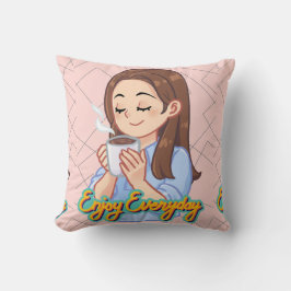 Almofada citação do café