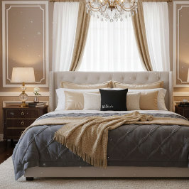 Almofada Citação motivacional elegante tipografia 