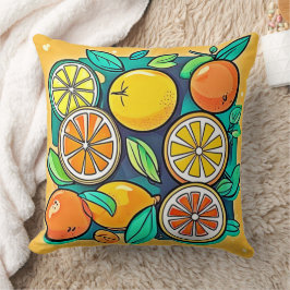 Almofada Citrus Fruta Art