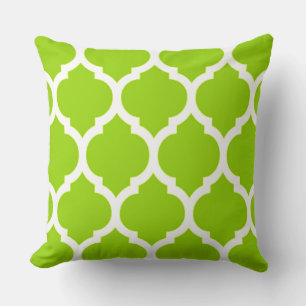 Almofada Citrus Green - Lattice Marroquina Quatrefoil