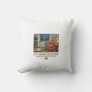 Almofada City Haven Collective - Cozy Home Decor Pillow