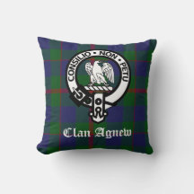 Clan Agnew Crest Crachá e Tartan