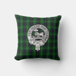 Almofada Clan MacDonald do Isles Crest & Tartan