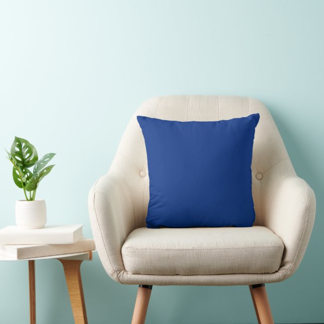 Almofada Classic Cobalt Blue Throw Pillow (Cadeira)