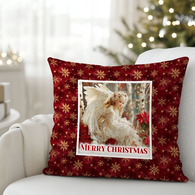Almofada Classic Cozy Winter Scene Kids Gift Christmas  (Classic Cozy Winter Scene Kids Gift Christmas Pillow

)