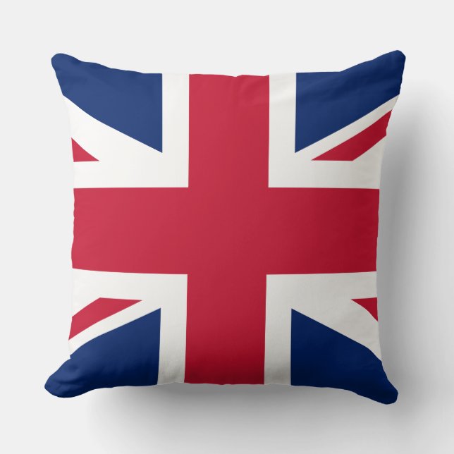 Almofada Classic Union Jack Red White Bandeira Reino Unido (Frente)