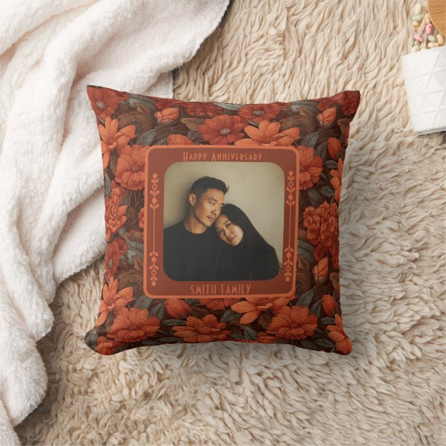 Almofada Classic Wedding 15Th Anniversary Throw Pillow  (Cobertor)