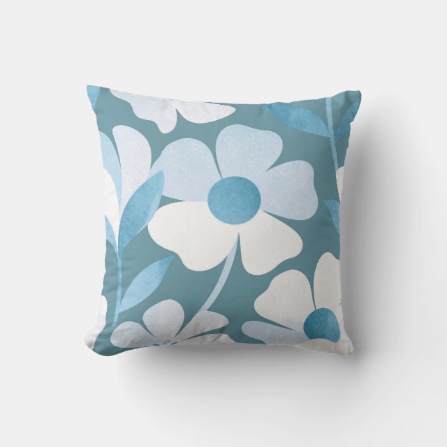 Almofada Clássica com Padrão Floral – Casa Elegant (Frente)