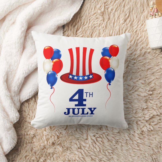 Almofada Clássico do dia da Independência de 4 de julho do  (Cobertor)