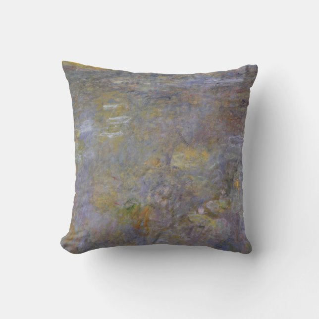 Almofada Claude Monet | a lagoa de WaterLily (Frente)