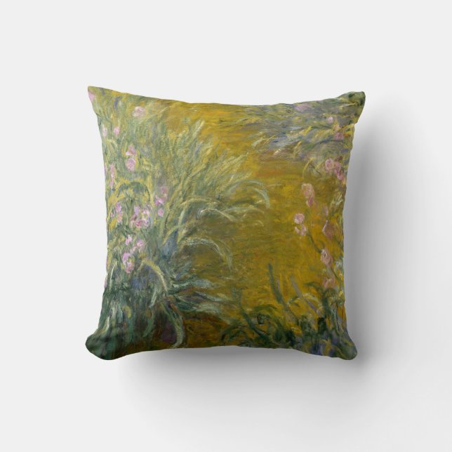 Almofada Claude Monet| Caminho pelos irlandeses (Frente)