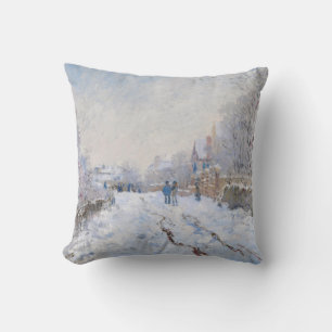Almofada Claude Monet - Cena de Neve na Argentina