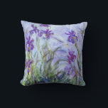 Almofada Claude Monet - Lilac Irises / Iris Mauves<br><div class="desc">Lilac Irises / Iris Mauves - Claude Monet,  1914-1917</div>