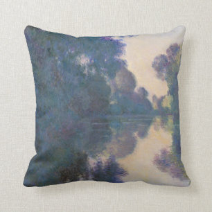 Almofada Claude Monet Manhã no Sena perto de Giverny