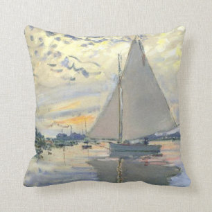 Almofada Claude Monet - Navio De Navegação No Le Petit Ge