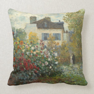 Almofada Claude Monet o jardim do artista em Argenteuil