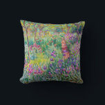 Almofada Claude Monet - O Jardim Íris de Giverny<br><div class="desc">Jardim Íris em Giverny / Jardim do Artista em Giverny - Claude Monet,  1899-1900</div>