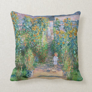 Almofada Claude Monet o travesseiro da pintura do jardim do