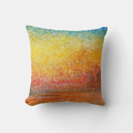 Almofada Claude Monet Sunset Em Veneza Impressionista Arte