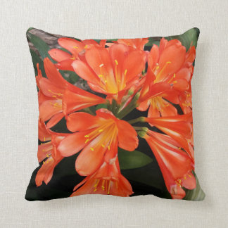 Almofada Clivia Miniata - A linda flor laranja