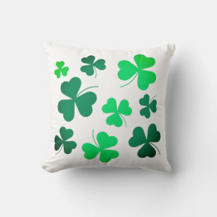 Almofada Clover Shamrock Dia de São Patrício verde irland
